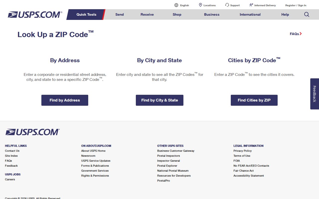 Los Angeles County ZIP code directory USPS lookup